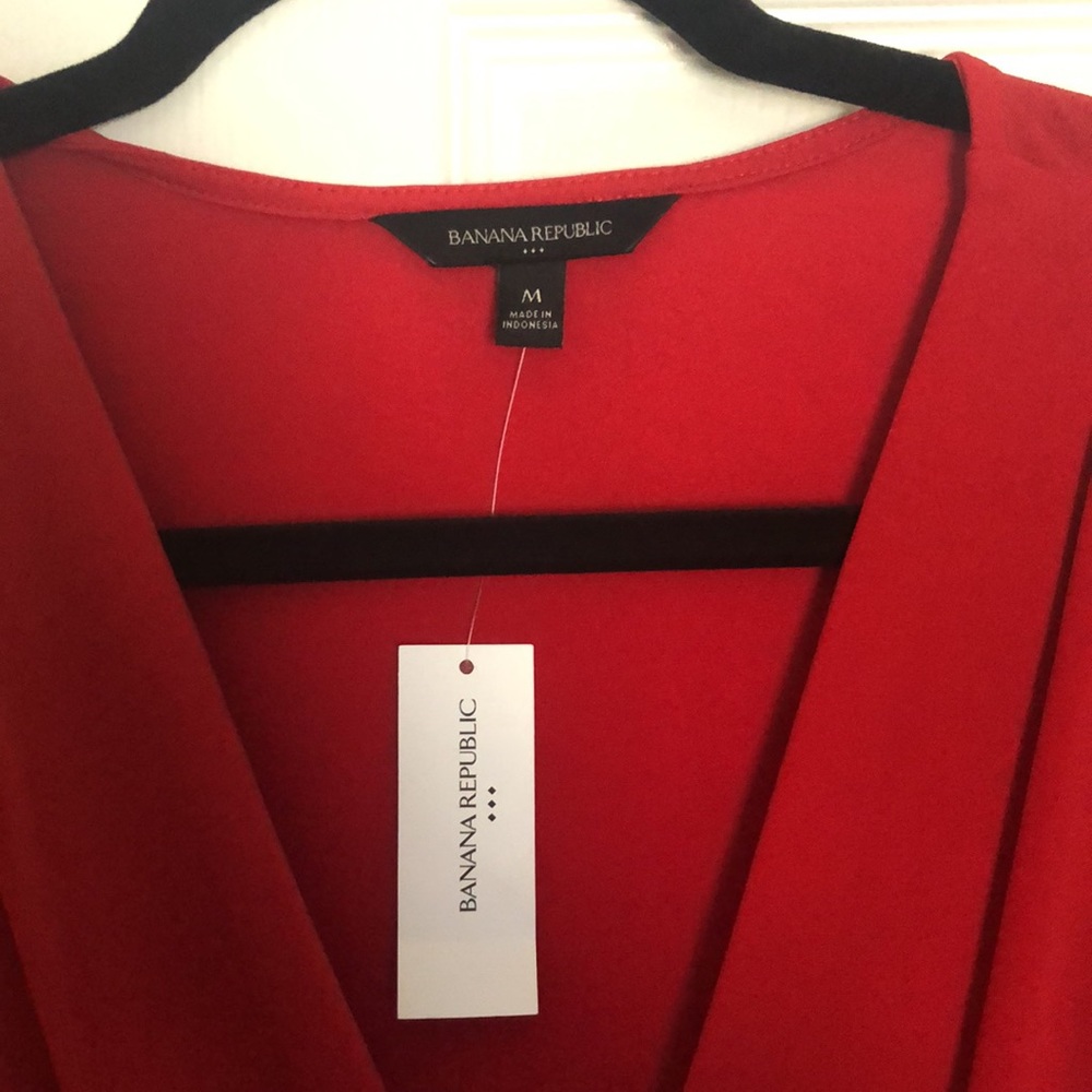 ❤️Banana Republic❤️red blouse - Picture 2 of 10